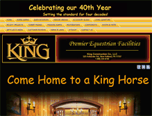 Tablet Screenshot of kingbarns.com